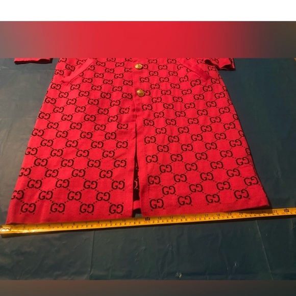 Gucci Monogram Button-Up long cardigan - Picture 2 of 8